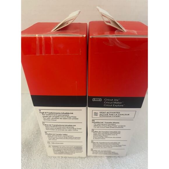 Cricut New Mug Press infusible Cherry Red Ink Sheets 4.5x12/ 2 packs - Picture 4 of 7